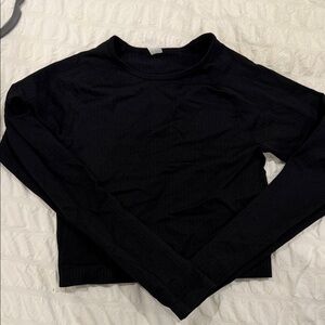 Classic Black Long Sleeve Top